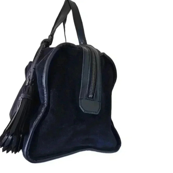 Juicy Couture Satchel Y2K Velour Purse Women 2000s Regal Retro Bling Embroidery - Picture 4 of 16